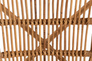 Artemis Natural Brown Rattan Dining Chair Baxton