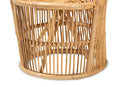 Maclean Natural Brown Rattan Accent Chair Baxton