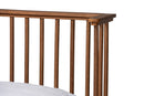 Eri Ash Walnut Queen Size Platform Bed Baxton