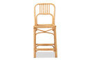 Auden Natural Brown Rattan Counter Stool Baxton