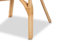 Patsy Natural Brown Rattan Dining Chair Baxton