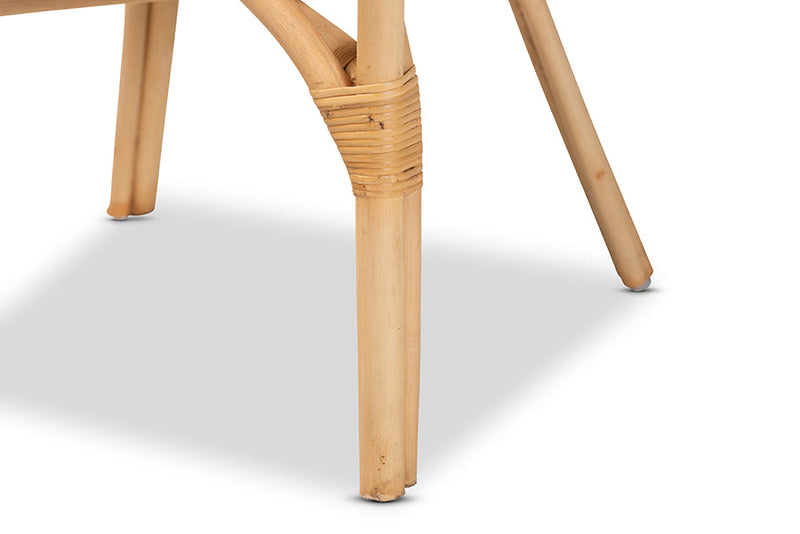 Patsy Natural Brown Rattan Dining Chair Baxton