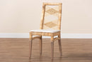 Chesterfield Natural Brown Rattan Dining Chair Baxton