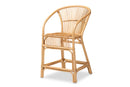 Artemis Natural Brown Rattan Counter Stool Baxton