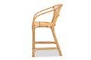 Artemis Natural Brown Rattan Counter Stool Baxton