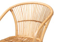 Artemis Natural Brown Rattan Counter Stool Baxton
