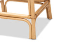 Randolph Natural Brown Rattan Counter Stool Baxton
