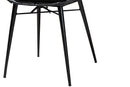 Clement Black and Rattan 5-Piece Dining Set Baxton