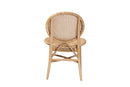 Hedia Natural Brown Rattan Dining Chair Baxton