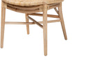 Hedia Natural Brown Rattan Dining Chair Baxton