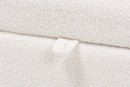 Gemma Ivory Boucle Upholstered Storage Bench Baxton