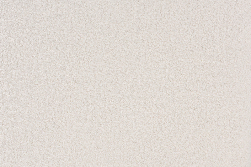 Walsh Ivory Boucle Upholstered Ottoman Baxton