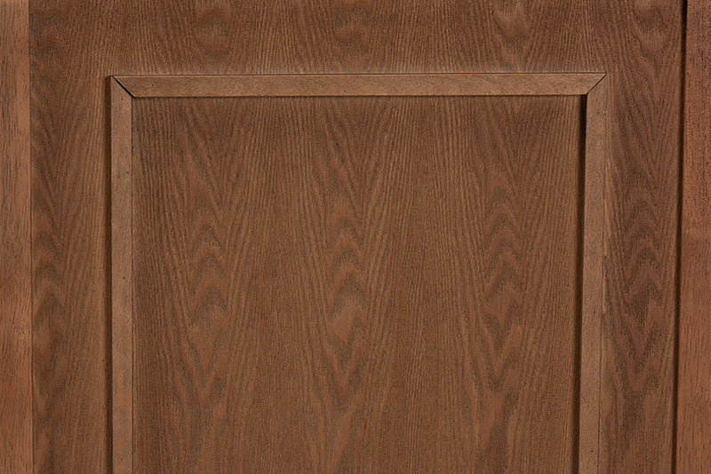 Ramiro Ash Walnut King Size Headboard Baxton