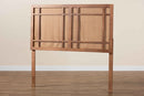 Hasana Ash Walnut King Size Headboard w/Rattan Baxton