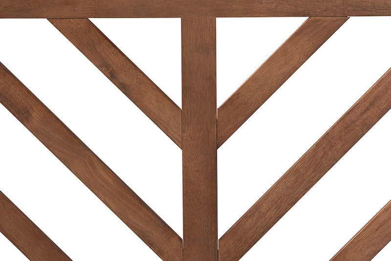 Magni Ash Walnut Queen Size Headboard Baxton