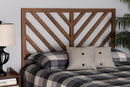 Magni Ash Walnut Queen Size Headboard Baxton
