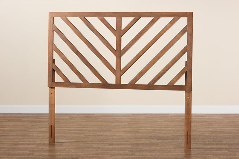 Magni Ash Walnut Queen Size Headboard Baxton