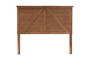 Nesa Ash Walnut Queen Size Headboard Baxton