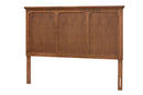 Zanetta Ash Walnut Queen Size Headboard Baxton