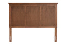 Zanetta Ash Walnut Queen Size Headboard Baxton