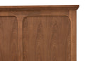 Zanetta Ash Walnut Queen Size Headboard Baxton