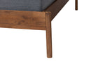 Riordan Ash Walnut King Size Bed Baxton