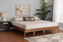 Riordan Ash Walnut Queen Size Bed Baxton