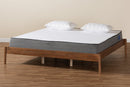 Riordan Ash Walnut King Size Bed Baxton