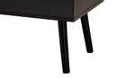 Eiko Modern Two-Tone Black and Espresso Brown Coffee Table Baxton