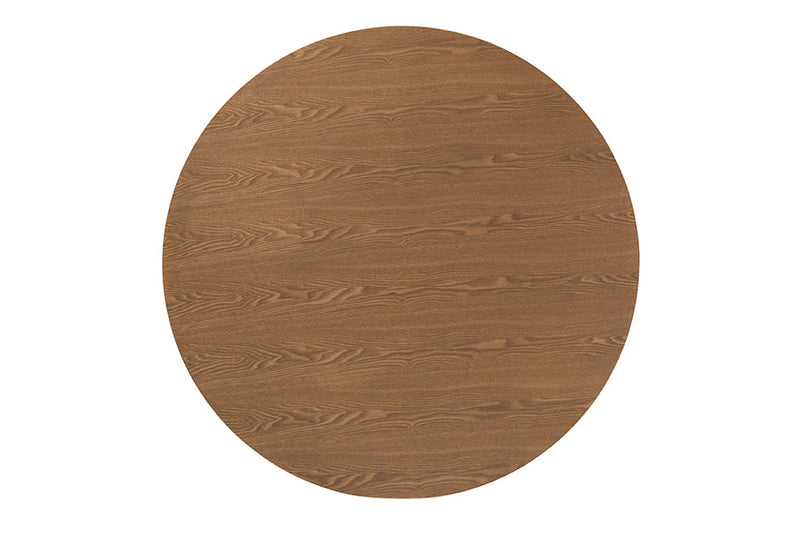 Talli French Oak Brown Finished Rubberwood Dining Table Baxton