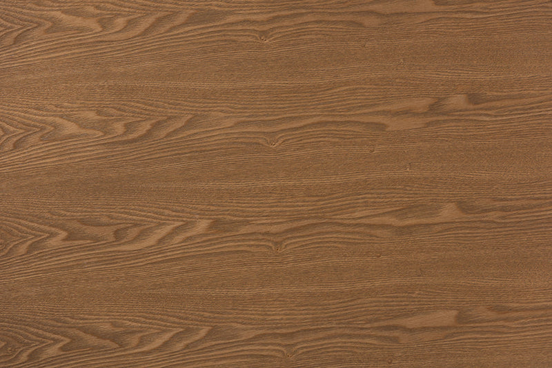 Talli French Oak Brown Finished Rubberwood Dining Table Baxton