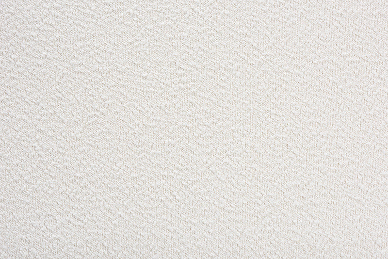 Hanley Cream Boucle Fabric and Walnut Brown Armchair Baxton