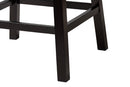 Olson Tan Faux Leather and Espresso Brown 2Pc Swivel Counter Stool Set Baxton