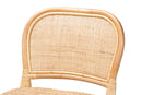 Cardiff Natural Brown Rattan Counter Stool Baxton