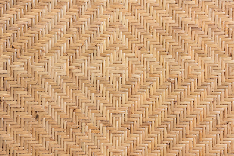 Cardiff Natural Brown Rattan Counter Stool Baxton