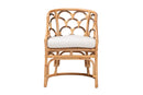 Abriella Natural Brown Rattan Armchair Baxton
