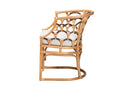 Abriella Natural Brown Rattan Armchair Baxton