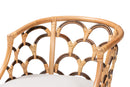 Abriella Natural Brown Rattan Armchair Baxton