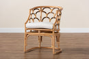 Abriella Natural Brown Rattan Armchair Baxton