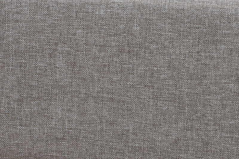 Iris Gray Fabric Upholstered Queen Size Platform Bed Baxton