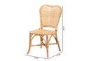 Nefeli Natural Rattan Dining Chair Baxton