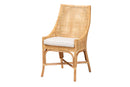 Saverio Natural Brown Rattan Dining Chair Baxton