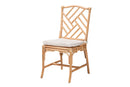Rasia Natural Brown Rattan Dining Chair Baxton