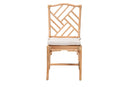 Rasia Natural Brown Rattan Dining Chair Baxton