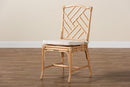 Rasia Natural Brown Rattan Dining Chair Baxton