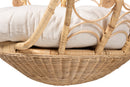 Prisca Natural Brown Rattan Hanging Chair Baxton