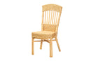 Kalien Natural Brown Rattan Dining Chair Baxton