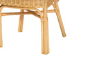 Kalien Natural Brown Rattan Dining Chair Baxton