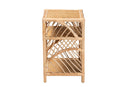 Abel Natural Brown Rattan Nightstand Baxton