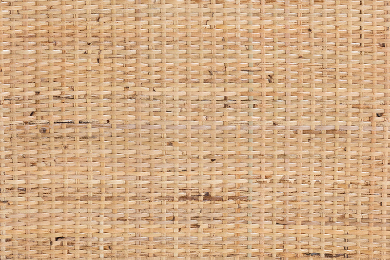 Petra Natural Brown Rattan Nightstand Baxton